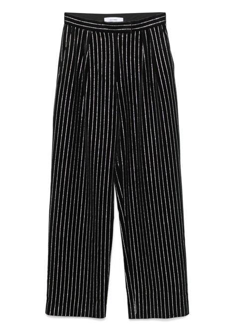 Pantaloni con cristalli in nero Alex perry - donna